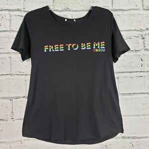 BP free to be me black tee shirt